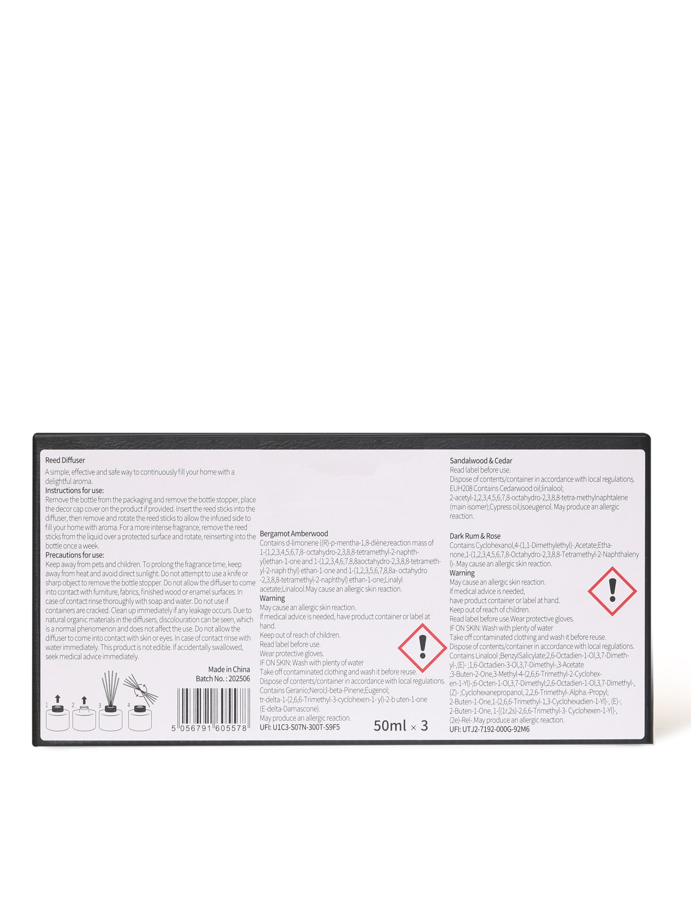 Vegan Leather Diffuser (Set of 3)