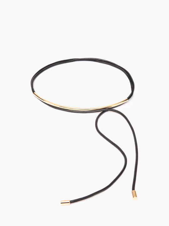Tubular Tie Belt