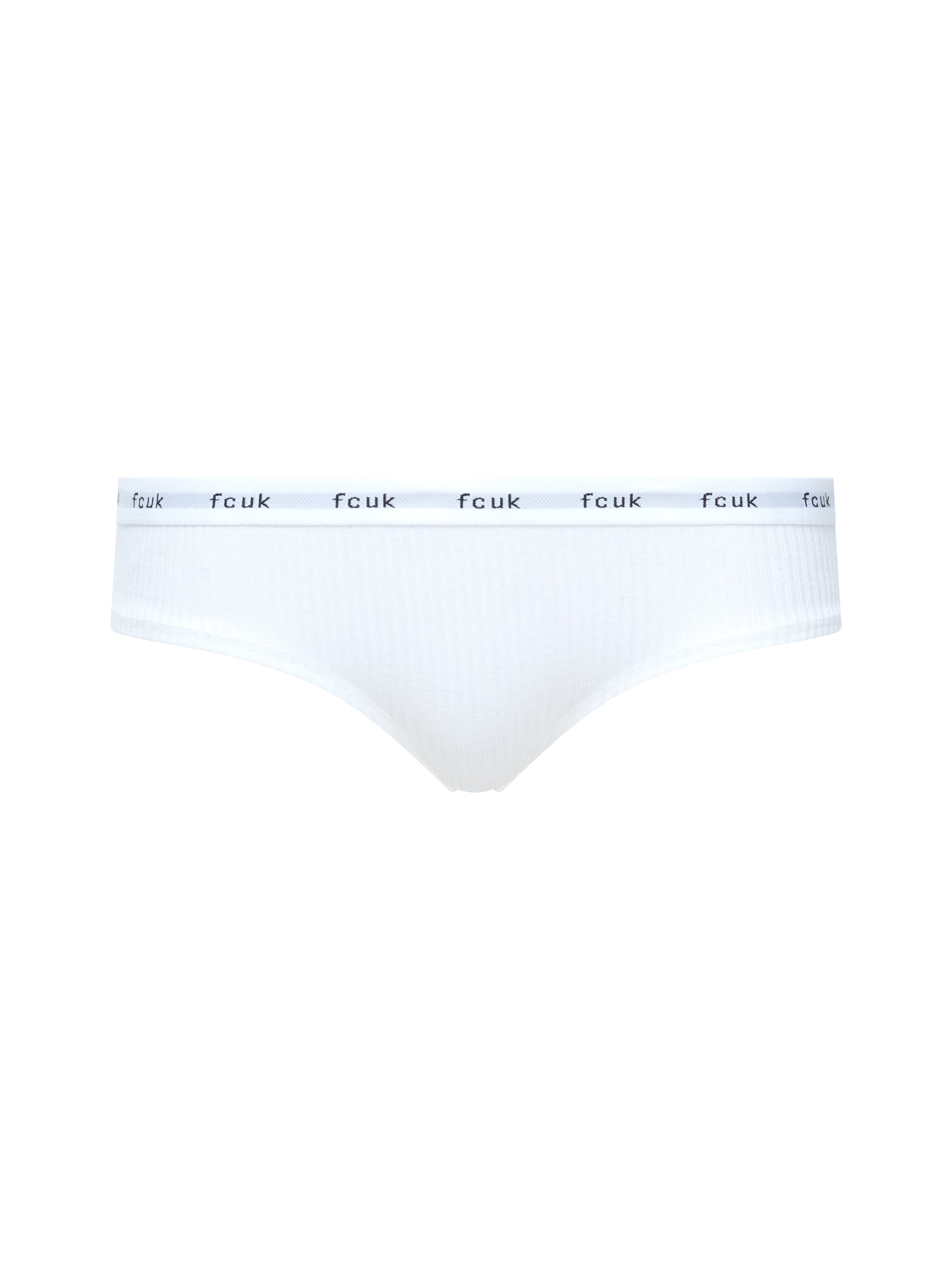 FCUK 3 Pack Ribbed Briefs