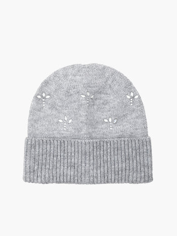 Diamante Embellished Beanie Hat
