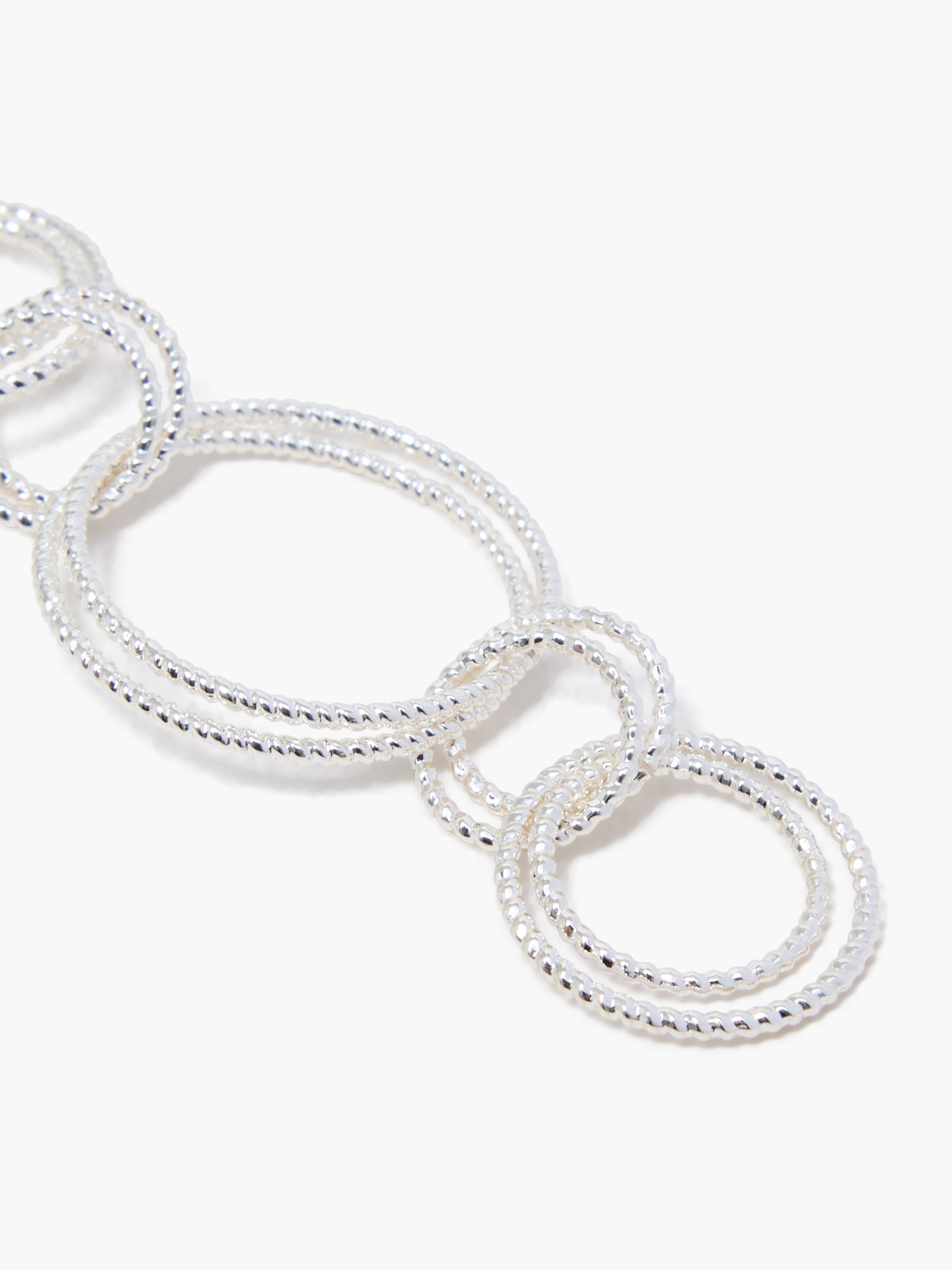 Multi Circle Drop Earrings