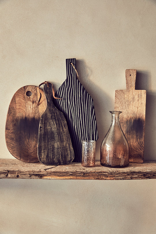 Black Wood Serving Board